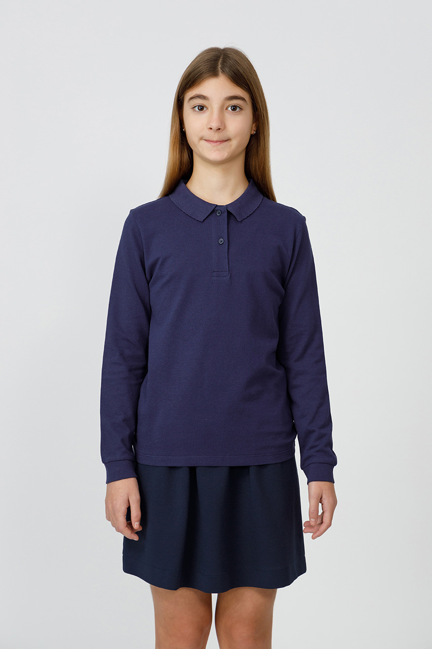 Tricou polo slim fete 998F